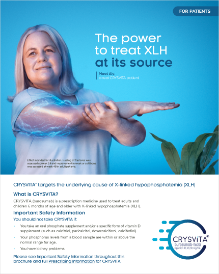 Brochure for
adults with XLH