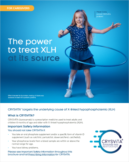 Brochure for caregivers of children with XLH